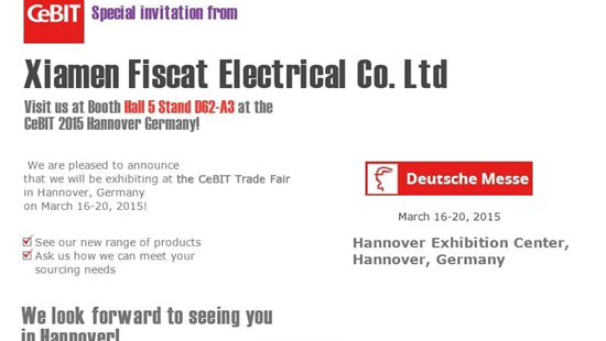 Fiscat sarà presente alla fiera CeBIT di Hannover, Germania, dal 16 al 20 marzo 2015